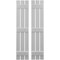 Ekena Millwork Americraft 3-Board (3 Batten) Exterior Real Wood Spaced Board-n-Batten Shutters, ARW401SB311X43PRH ARW401SB311X43PRH - alternate 1